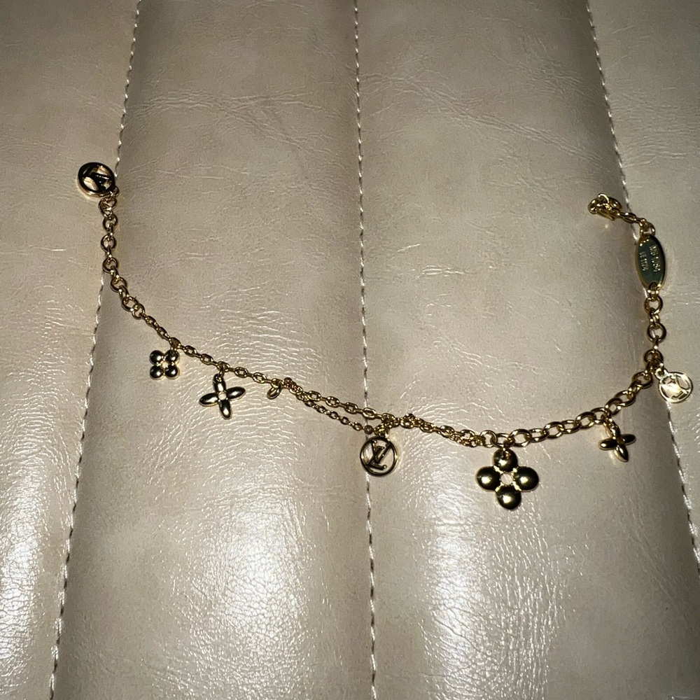 Louis Vuitton Gold Charm Bracelet